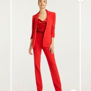 Cinq a Sept Crepe Khloe Suit Jacket in Rose